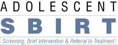 Adolescent SBIRT Screening, Brief Intervention & Referral to Treatment Logo